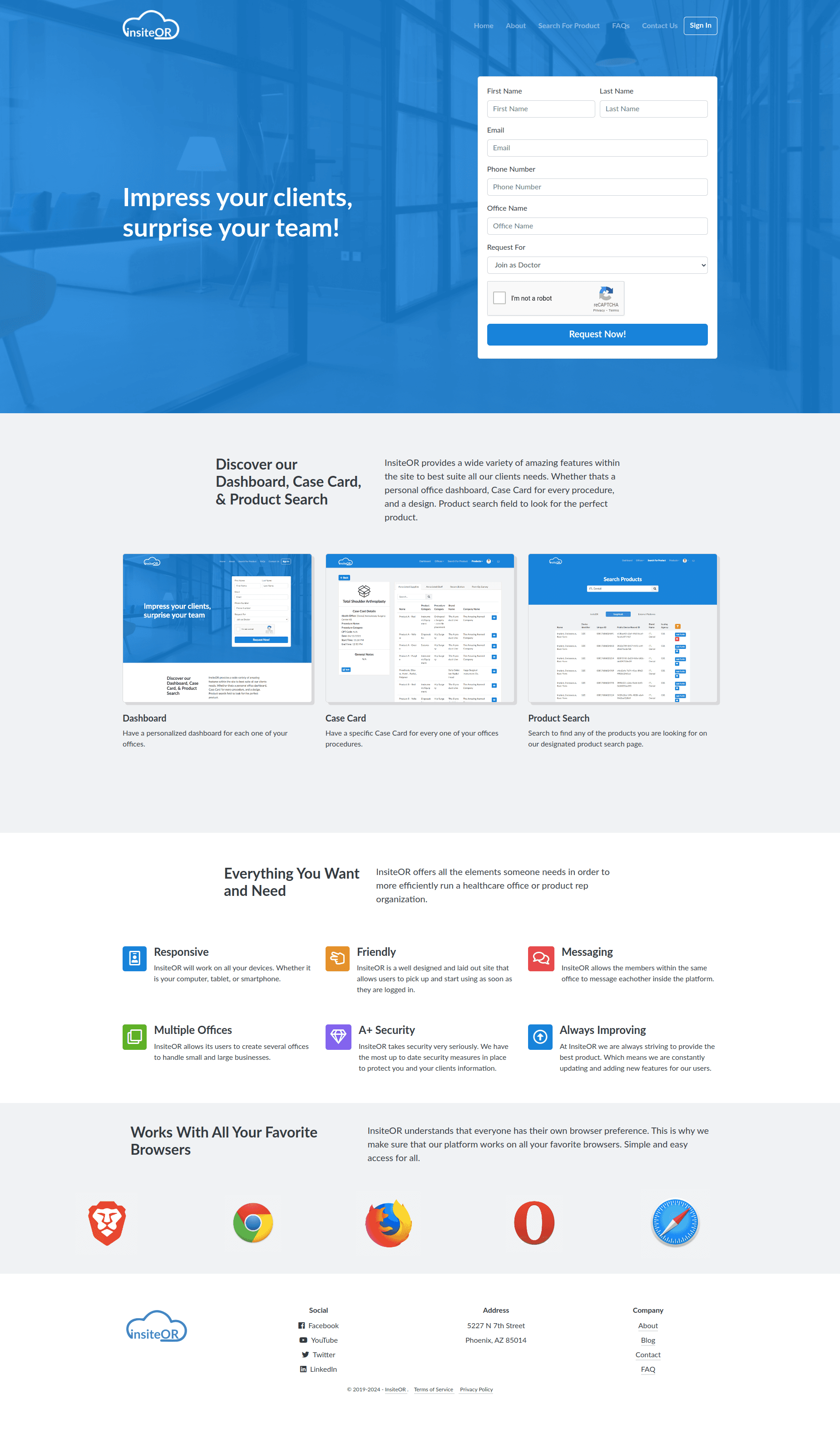 InsiteOR Healthcare Portal